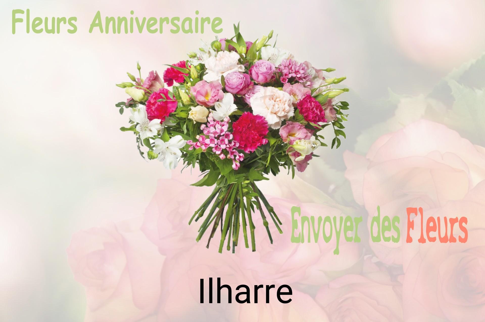 Bouquet de fleurs d’anniversaire livré à Ilharre